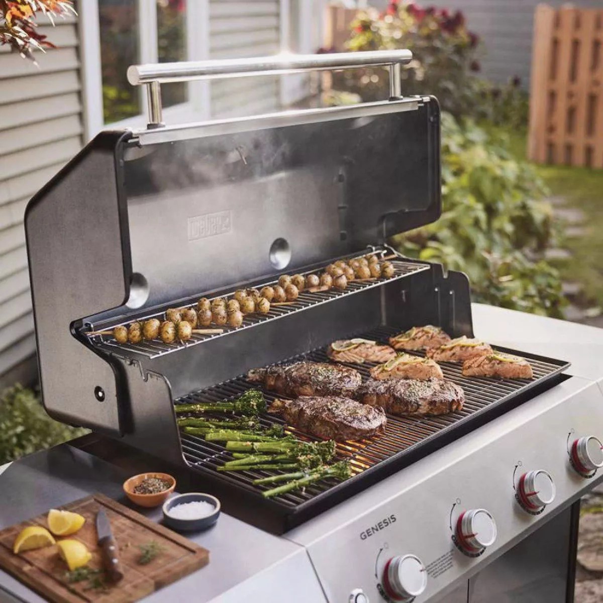 Weber Genesis E-415 4-Burner Liquid Propane Gas Grill, Black | Do it Best