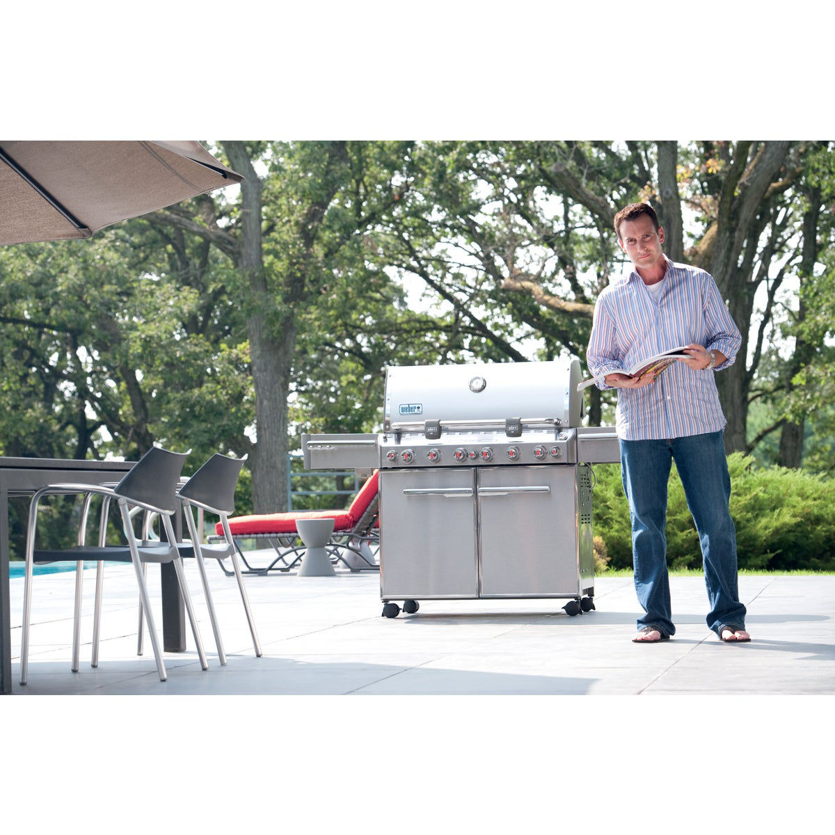 Weber Summit S-670 6-Burner Stainless Steel 60,000-BTU LP Gas Grill