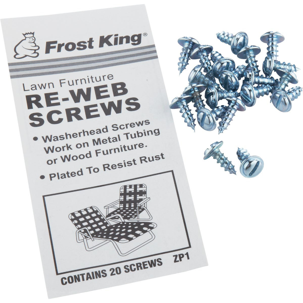 Frost King Plated Outdoor Chair bing Screws (20Pack) Do it Best