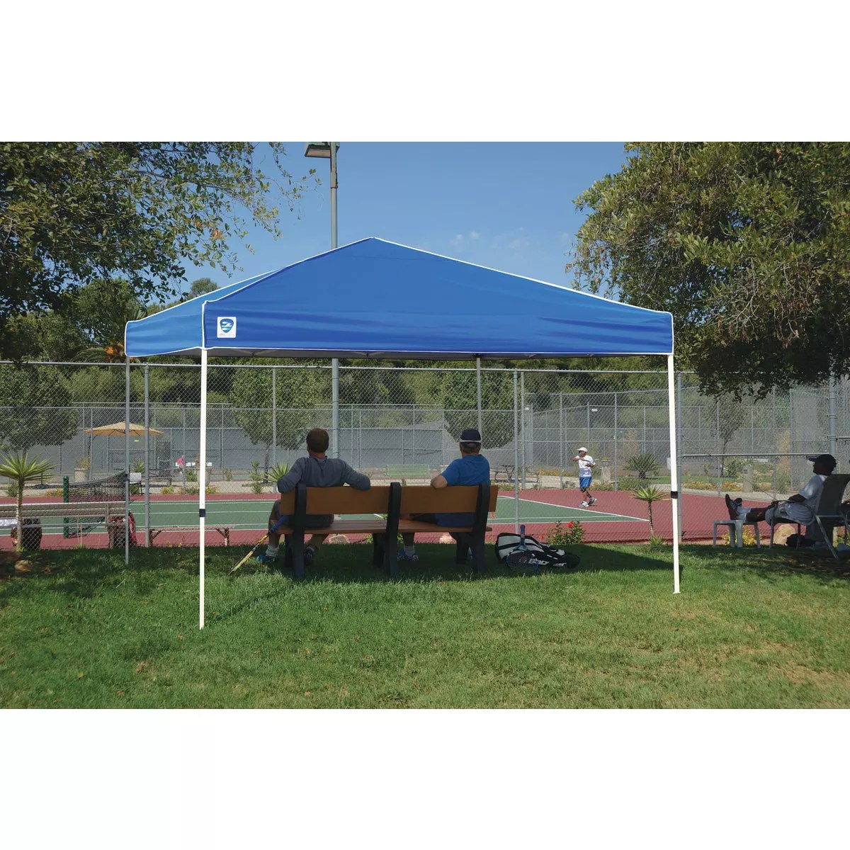 ZShade USA Everest 12 Ft. x 12 Ft. Blue Polyester Canopy Do it Best