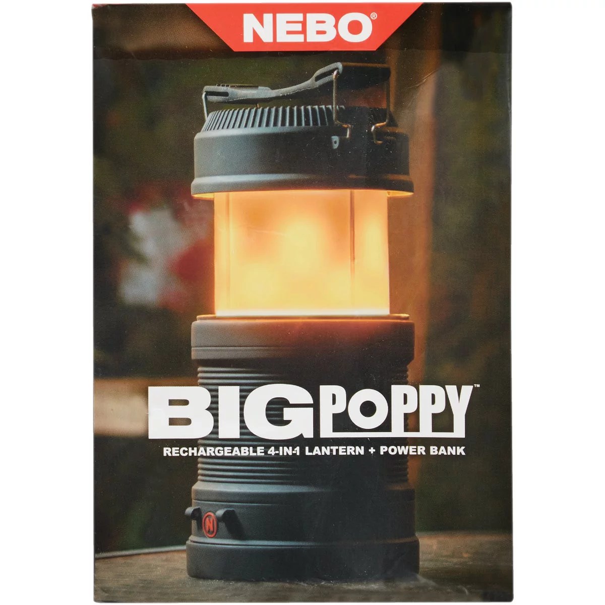 Nebo Big Poppy 8.37 In. H. x 4.06 In. Dia.Rechargeable LED Lantern | Do