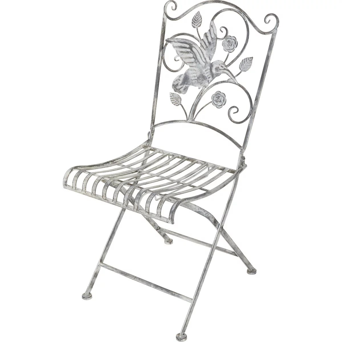 Alpine 3Piece Hummingbird Foldable Floral Bistro Set Do it Best