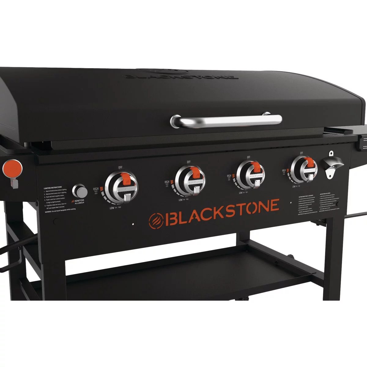 Blackstone 36 In. 4Burner Propane Griddle with Hood, Black Do it Best