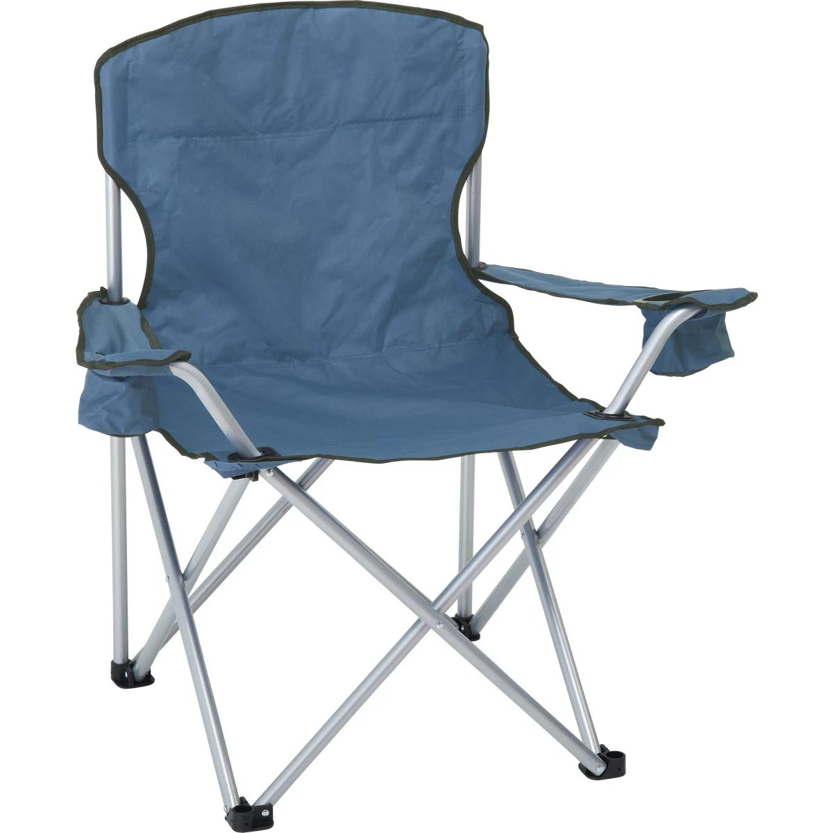 Rio Steel Blue Polyester HeavyDuty Oversized Quad Chair Do it Best