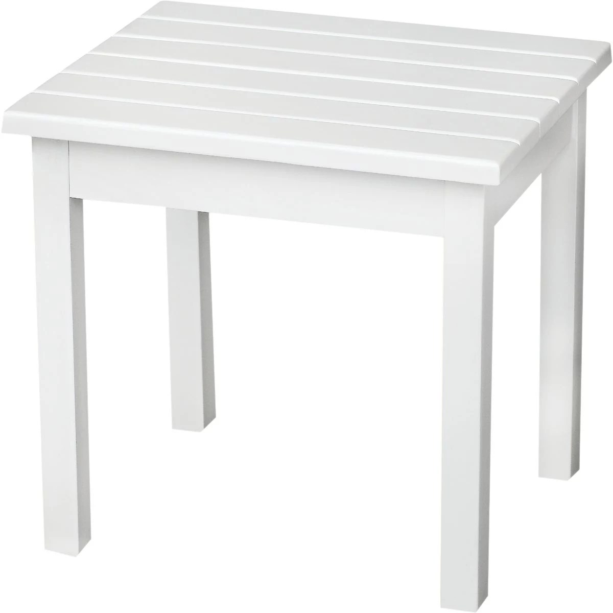 Hinkle Chair Company Cumberland Rectangle White Wood Side Table Do it