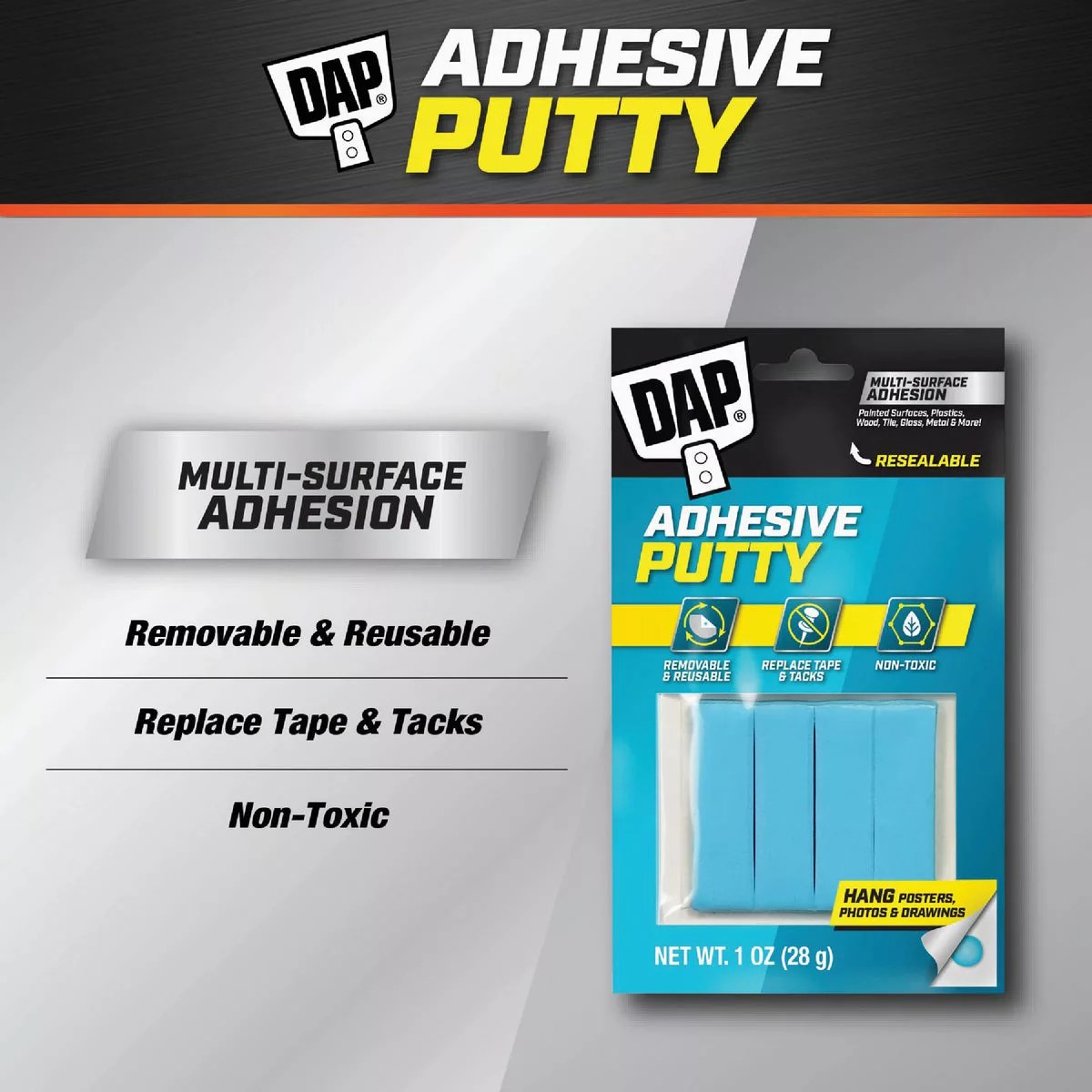 DAP RapidFuse Blue Stik 1 Oz. Blue Reusable Adhesive Putty Do it Best