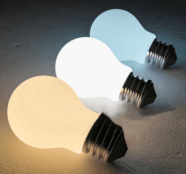 White Light Bulb Vs Yellow Light