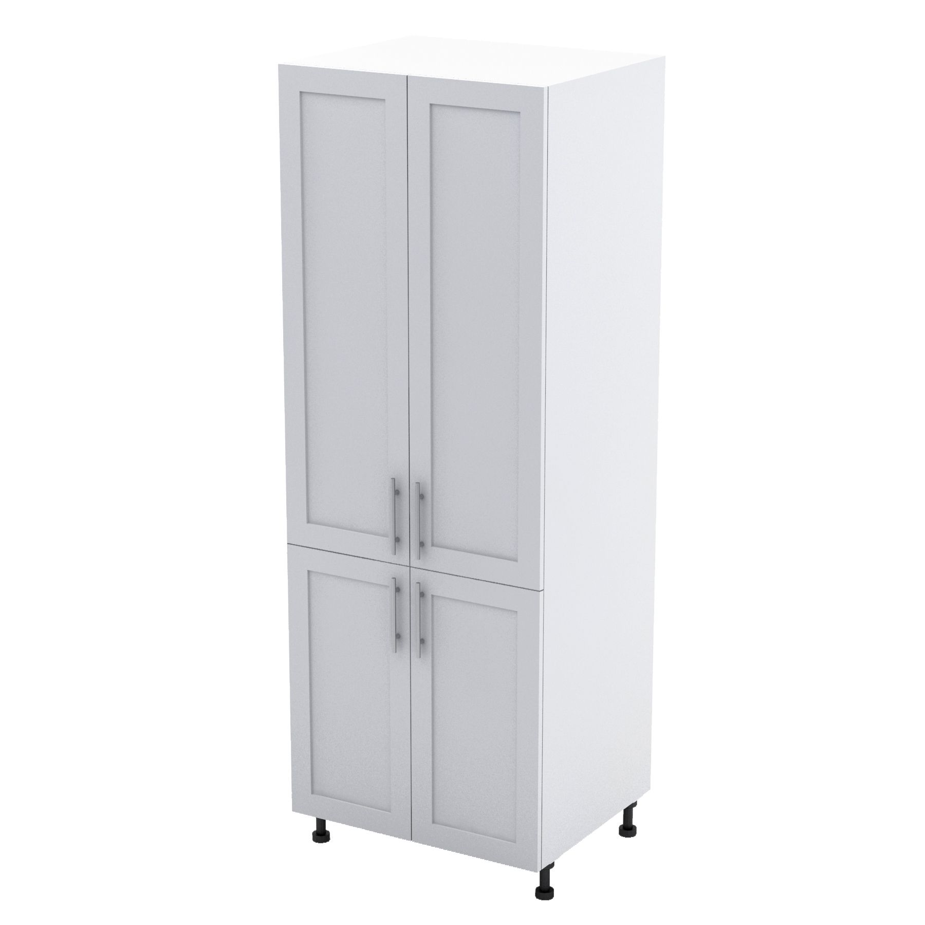 30'' Pantry Kitchen White Shaker