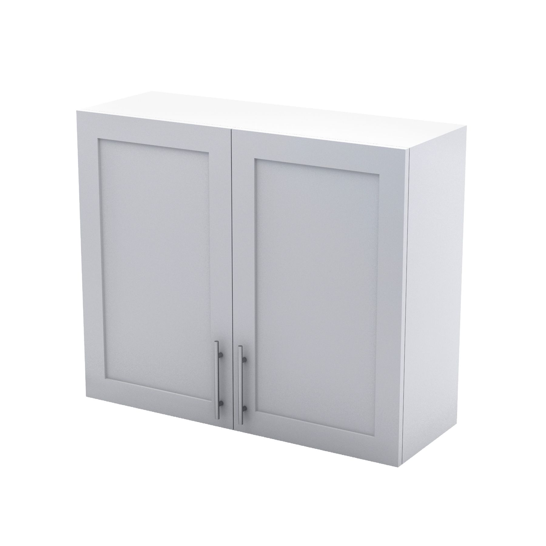 36" Upper Do It White Kitchen