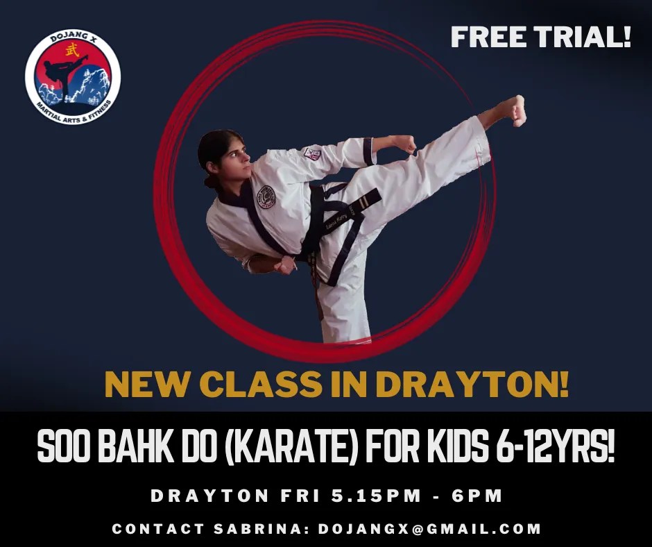 FIRST kids martial arts class launches in Drayton, Abingdon! Dojang X