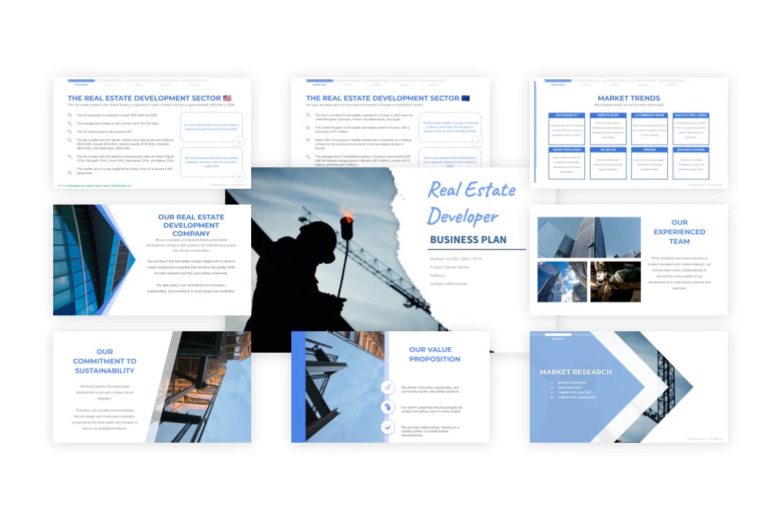 Business plan for a real estate developer (example, .pdf) BusinessDojo