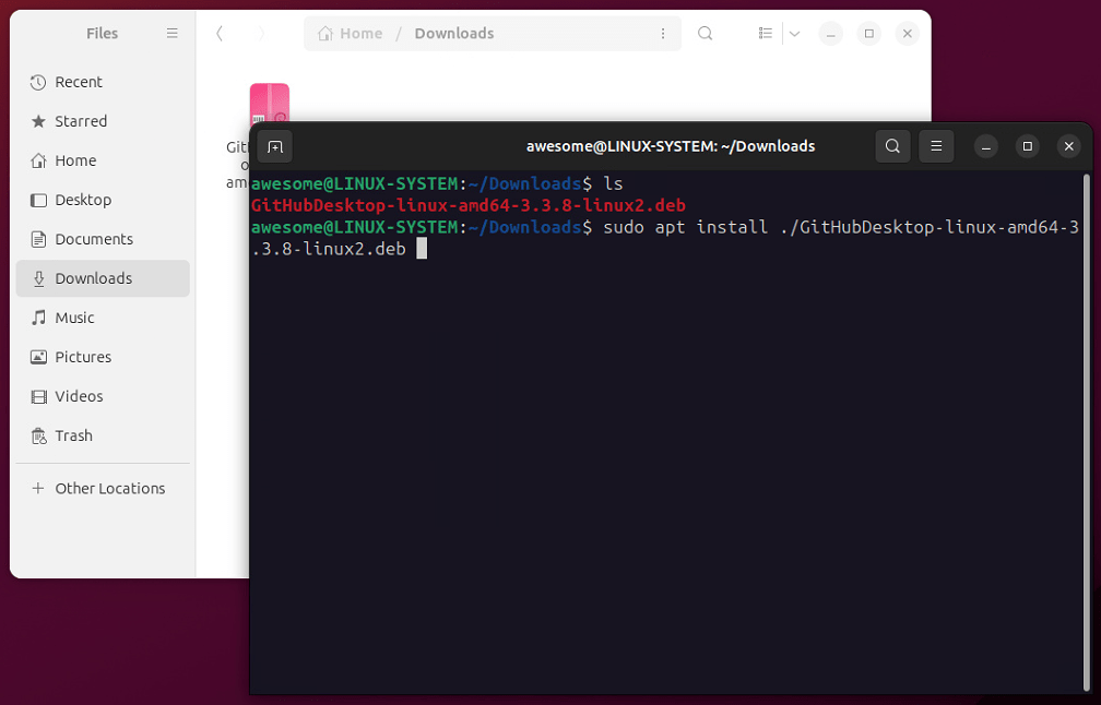 How to Install GitHub Desktop on Ubuntu Doka Lab