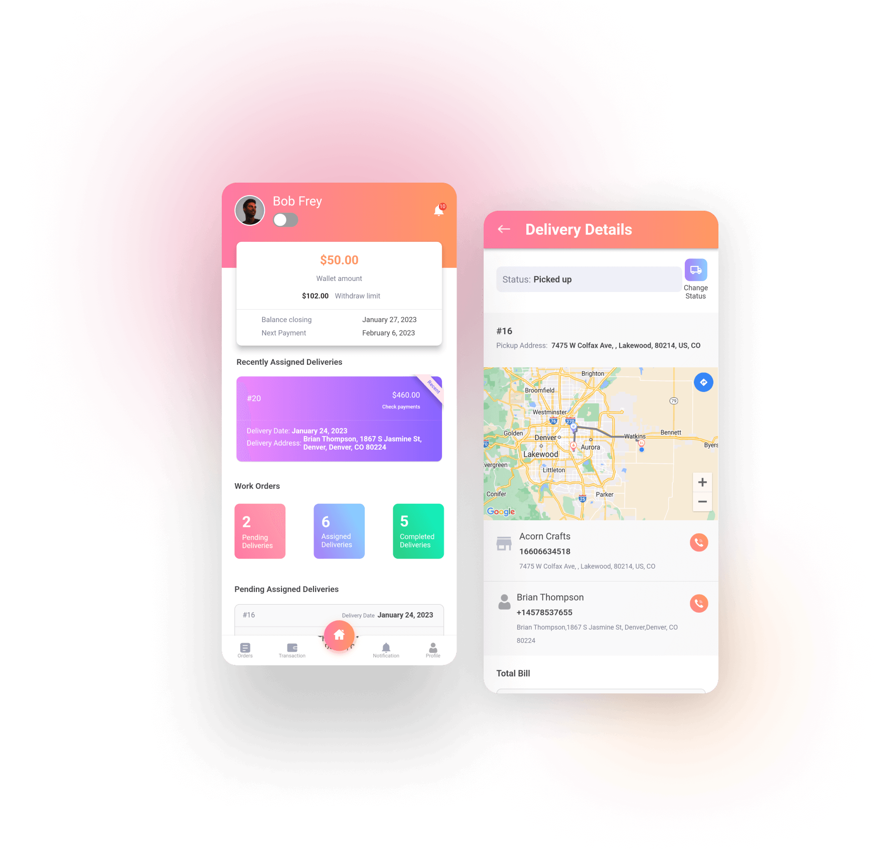 Dokan Delivery Driver App Ease Delivery Management with Android & iOS