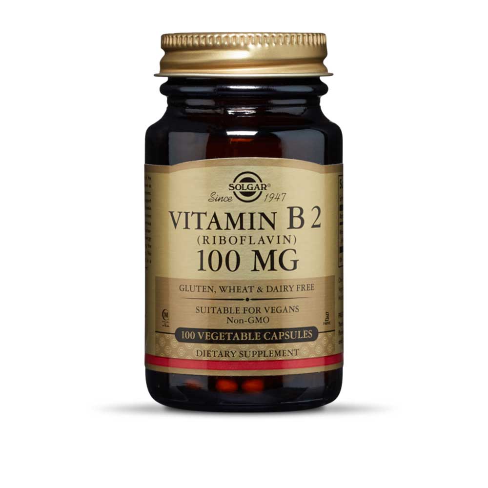 Solgar Vitamin B2 (Riboflavin) 100mg Dolans Pharmacy