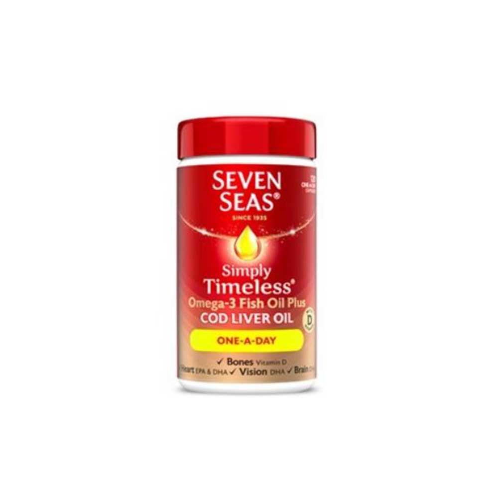 Seven Seas Omega3 Fish Oil Plus Cod Liver Oil Capsules Dolans Pharmacy