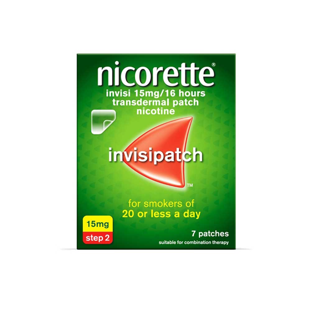 Nicorette Invisipatch Step 2 15mg 7 Pack Dolans Pharmacy