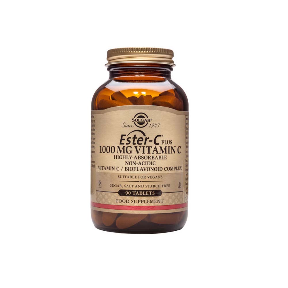 Solgar EsterC Plus 1000 mg Vitamin C 90 Tablets Shop Now