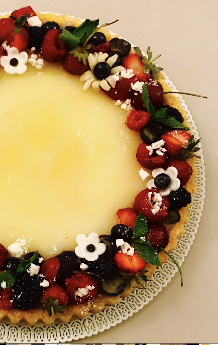 Crostata Morbida con Crema all’Acqua di Limone Dolce per Amore