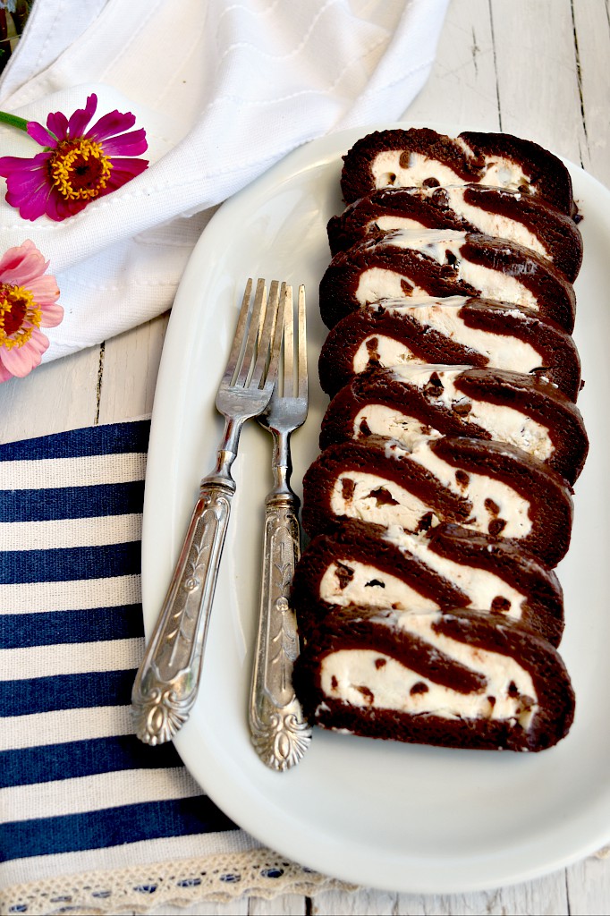 Rotolo al cioccolato senza cottura, facile e veloce! Dolci da sogno