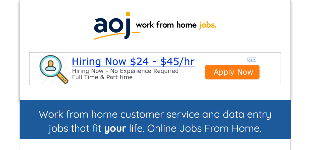 AOJ Work From Home (a legit opportunity or a scam?) DollarCreed