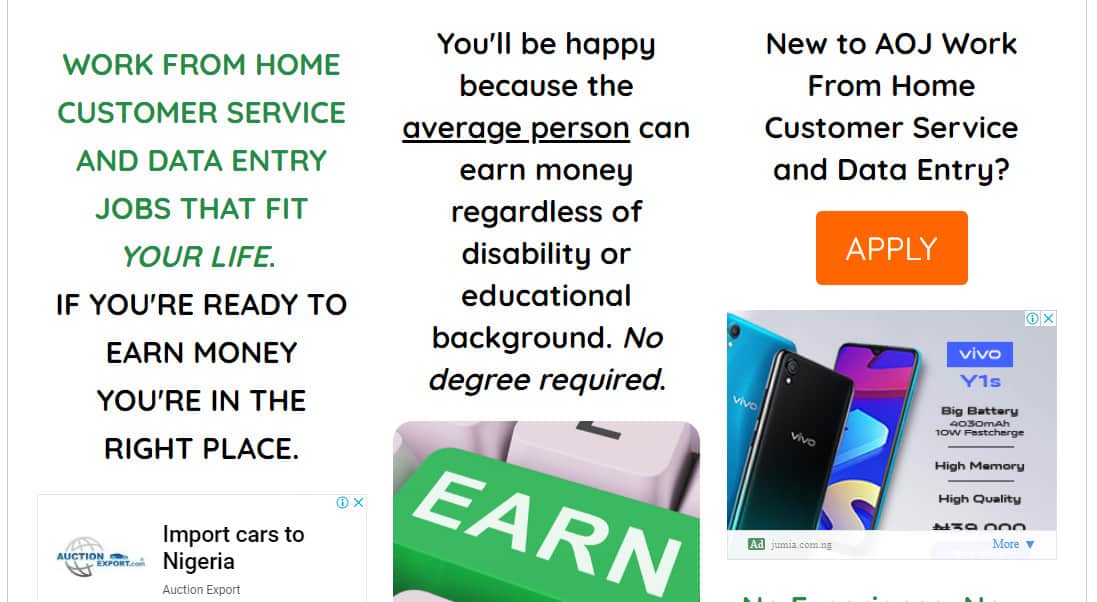 AOJ Work From Home (a legit opportunity or a scam?) DollarCreed