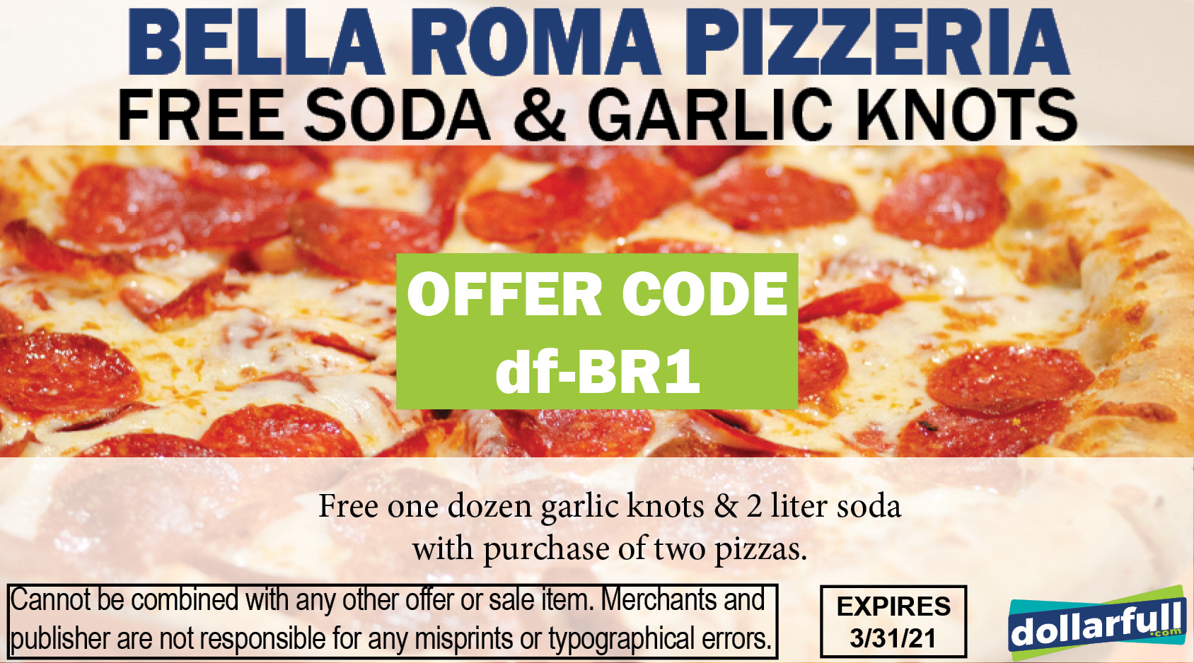 BELLA ROMA PIZZERIA Coram Dollarfull