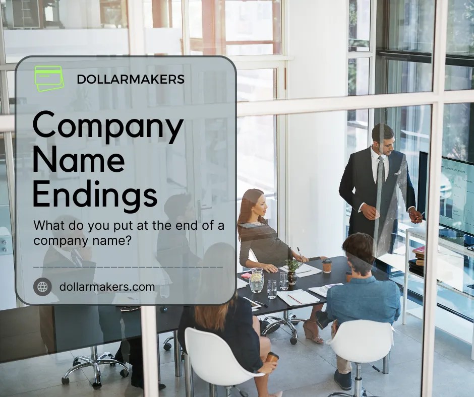 Company Name Endings What do you put at the end of a company name