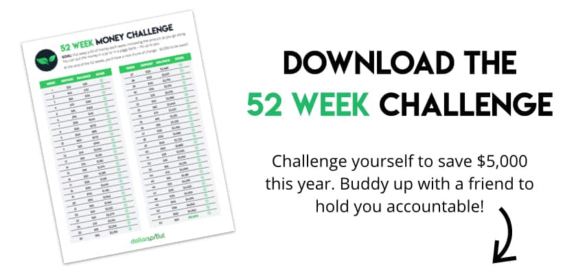 52-Week Money Challenge: How to Save $5,000 This Year