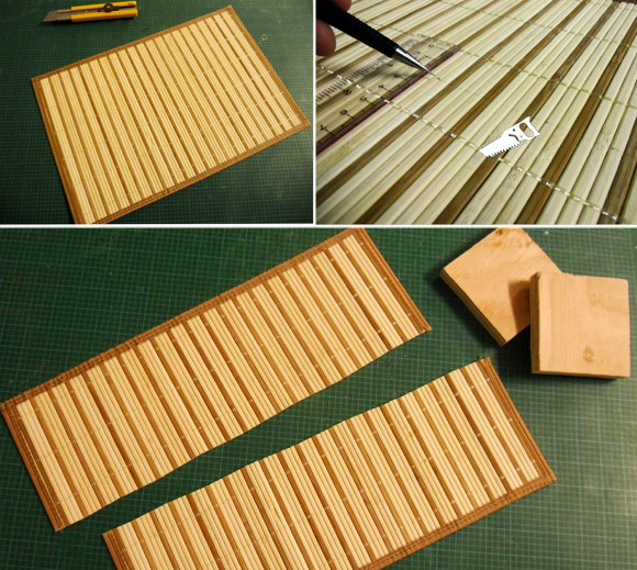 Man Crafts Collapsible Box From Bamboo Placemat » Dollar Store Crafts
