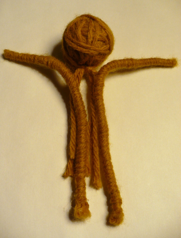 Make a Yarn Voodoo Doll » Dollar Store Crafts
