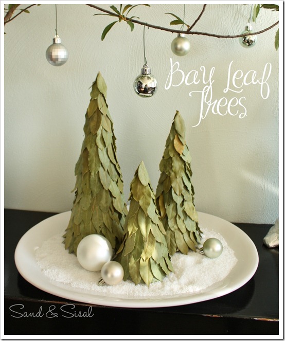 Make Bay Leaf Trees » Dollar Store Crafts
