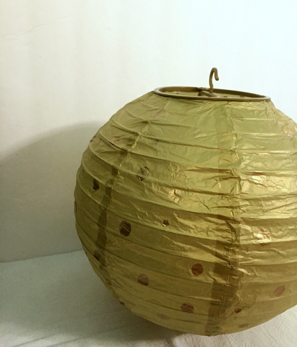 gold on gold lantern » Dollar Store Crafts