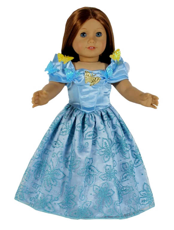 Kit's Birthday Dress [kit1] 14.99 Doll Clothes Store, Clothes for 18 Dolls