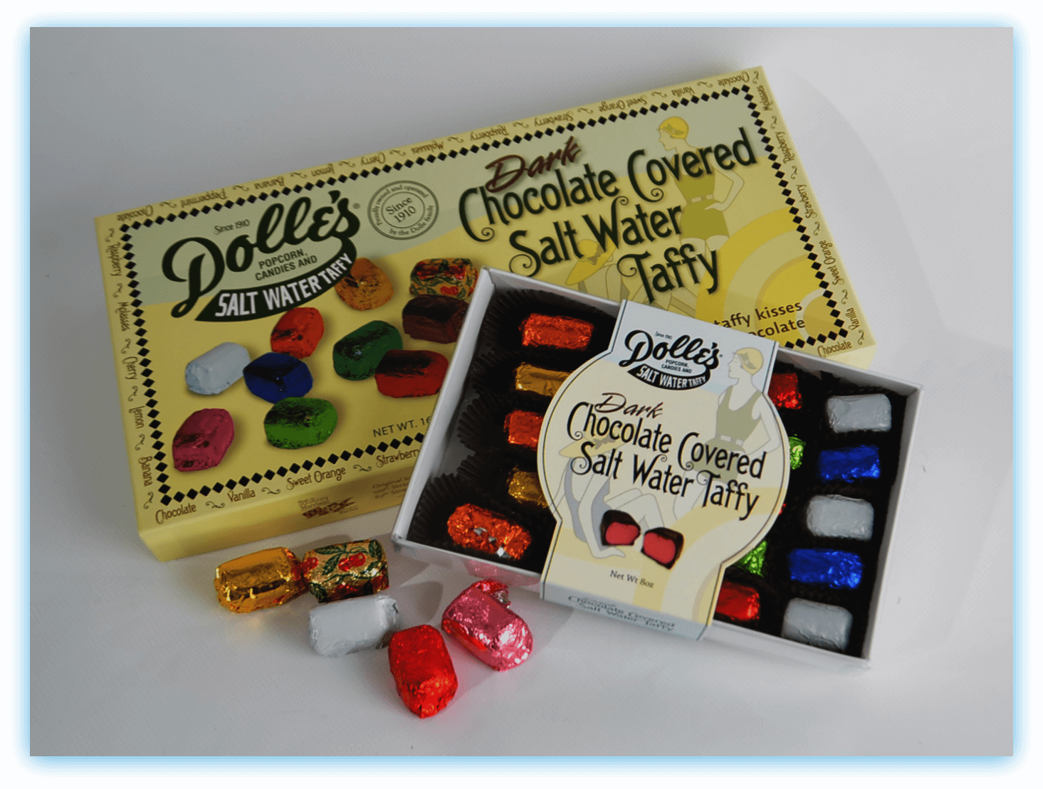 Chocolate Covered Salt Water Taffy Dolle's Candyland