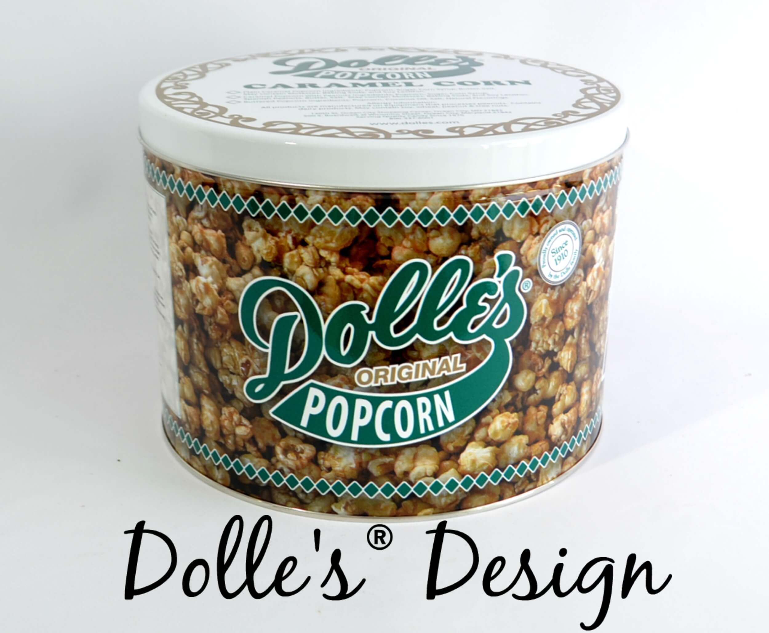 1/2 Gallon Tin filled with Dolle's® Popcorn Dolle's Candyland Ocean