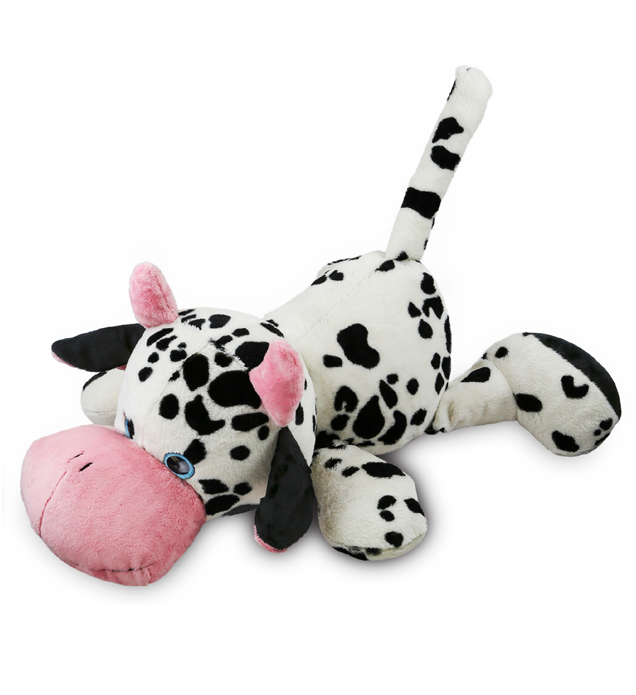 DolliBu DolliBu Cow XL Stuffed Animal Pillow 27 Inch, Soft Moo Cow