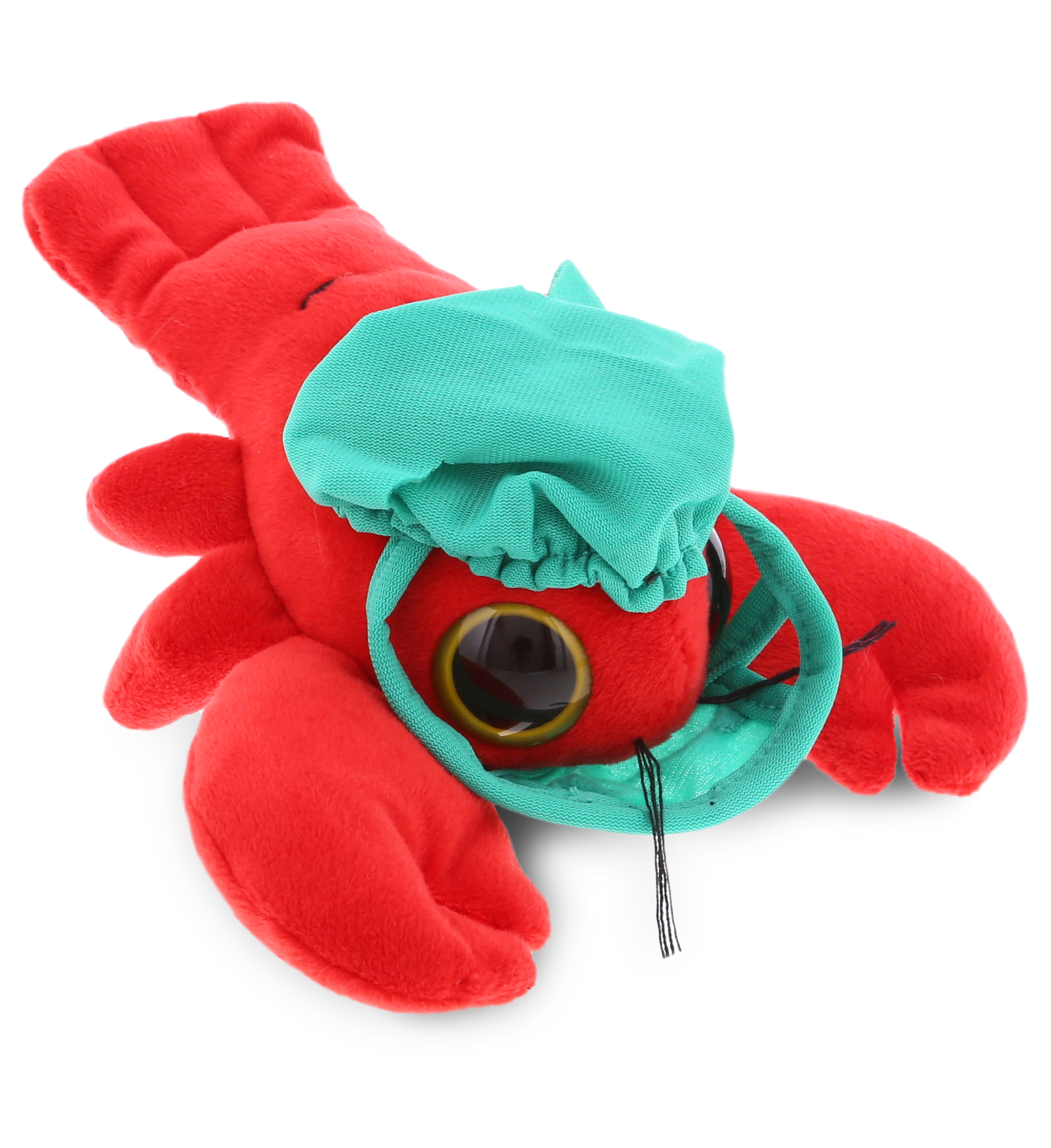 DolliBu Big Eye Lobster Doctor Plush Toy Super Soft Lobster Doctor