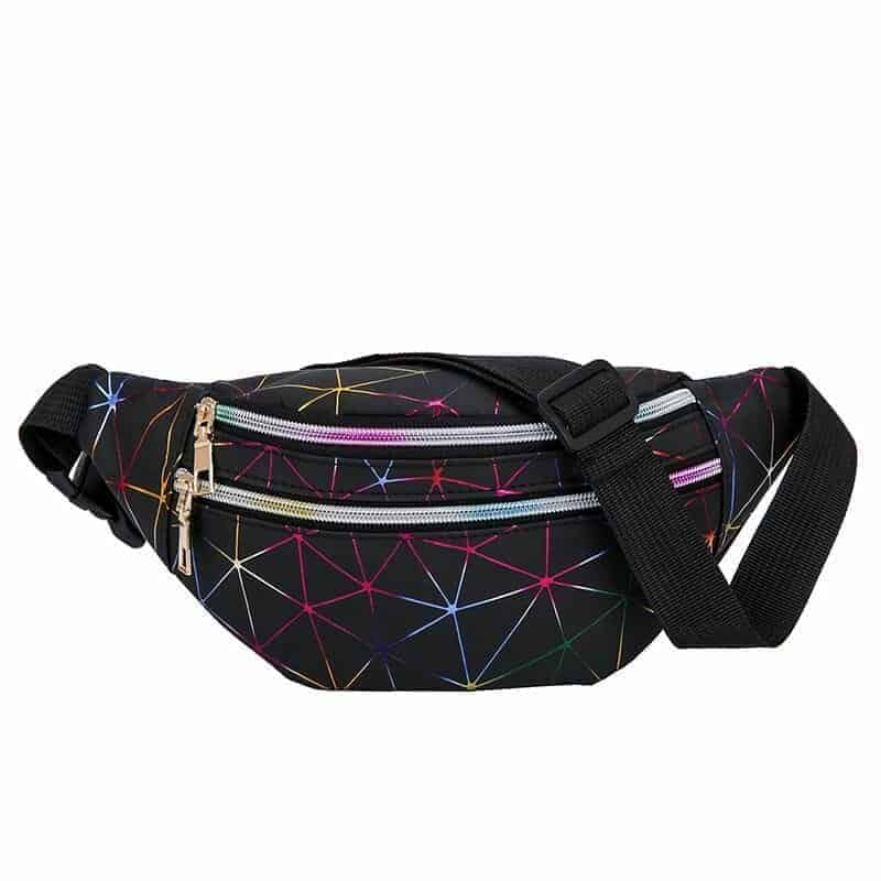 Solid Double Zip Fanny Pack Doll Up Boutique