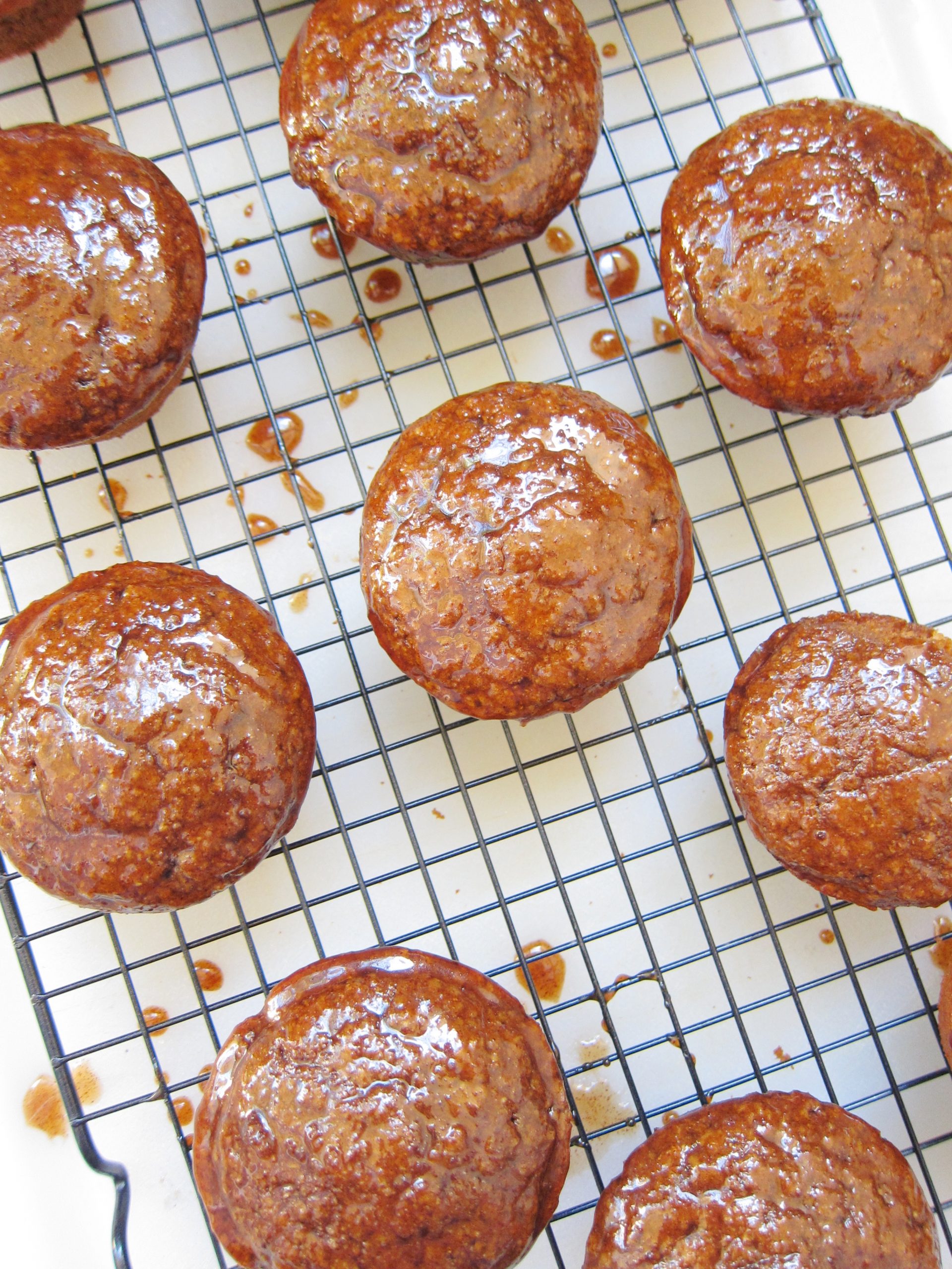 Maple Glazed Molasses Bran Muffins Dolly’s Kettle