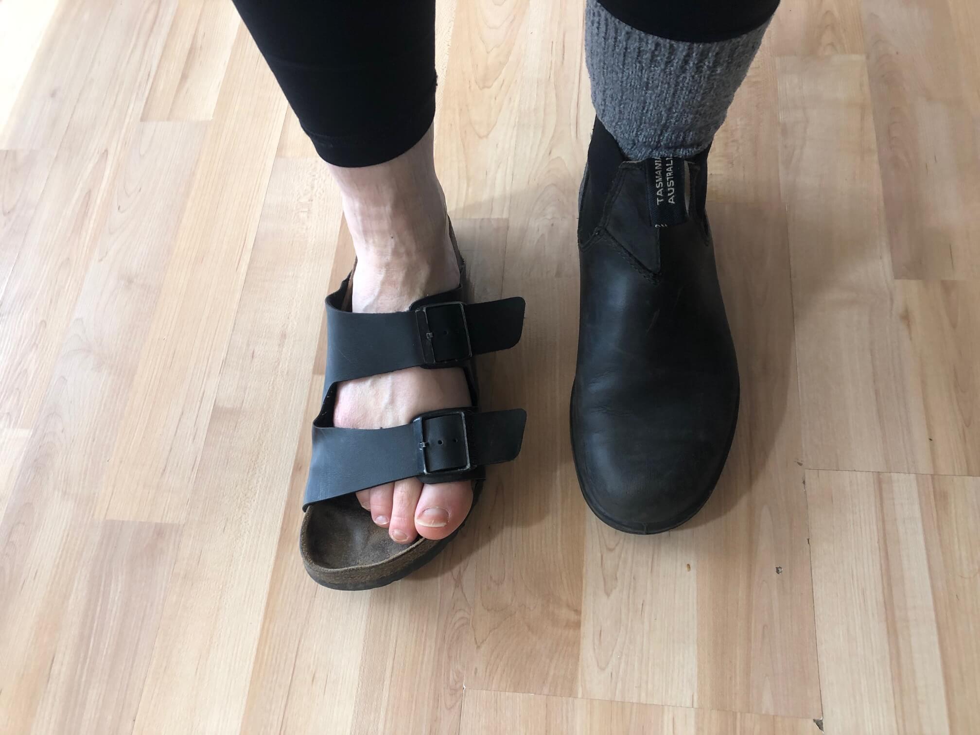 Mismatched Shoes Do Love and Shoes