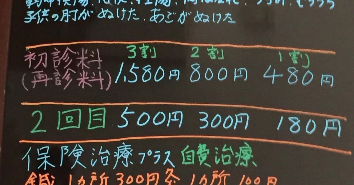 保険診療の料金表 葛飾区の整体で肩こりに効果的な院なら鈴木接骨院がおすすめ