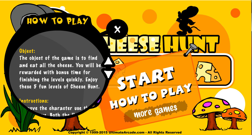 Cheese Hunt PLAY FREE FLASH Game DolyGames