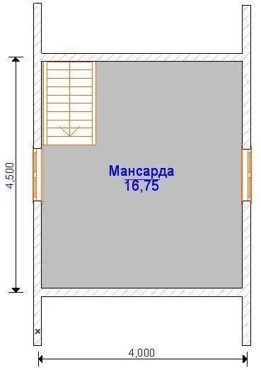 Проекты деревянных домов 6*6 2 этажа