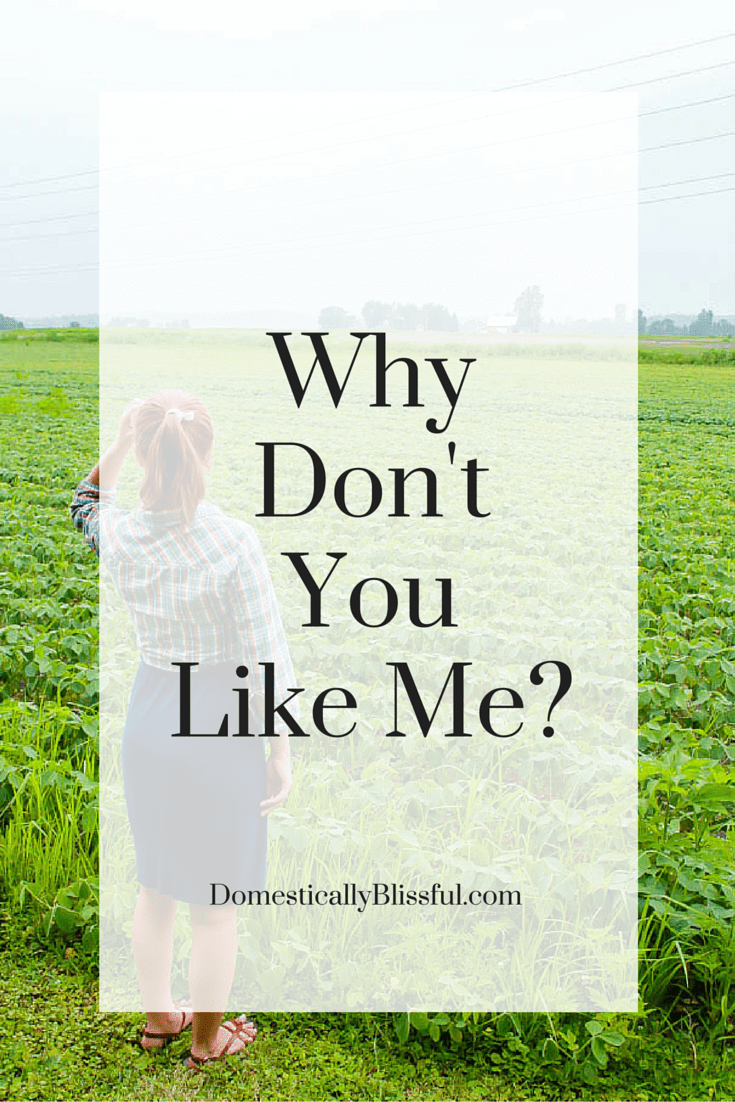 Why Don't You Like Me?