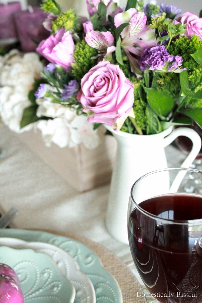 Purple Fall Tablescape Domestically Blissful