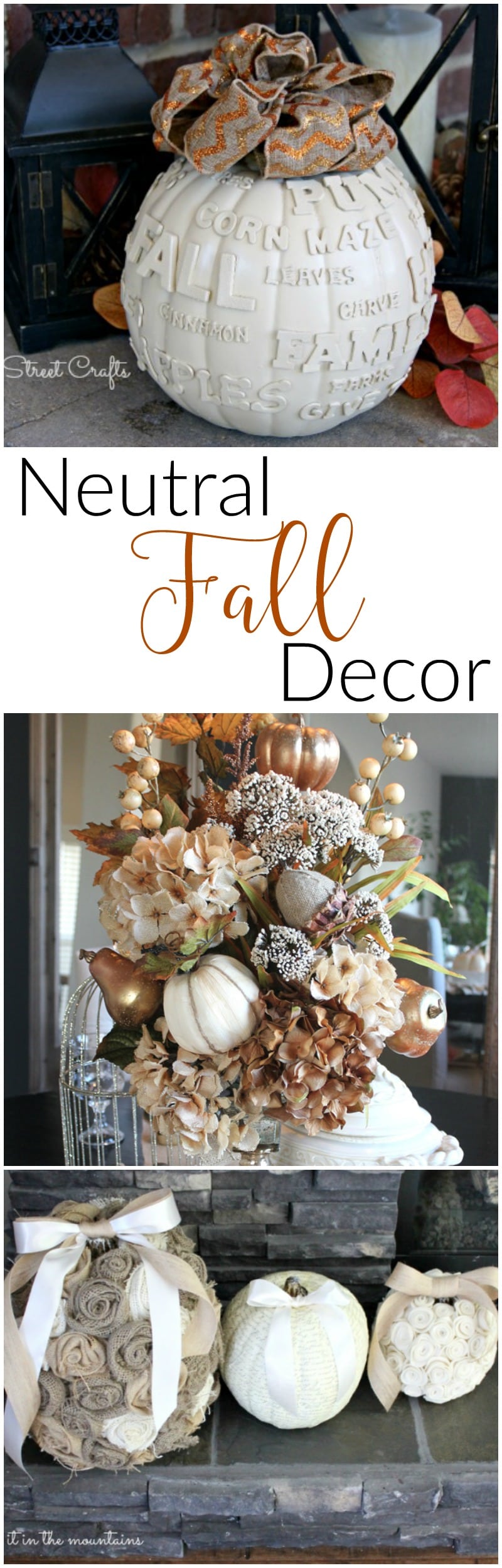 DIY Neutral Fall Decor Ideas Domestically Creative