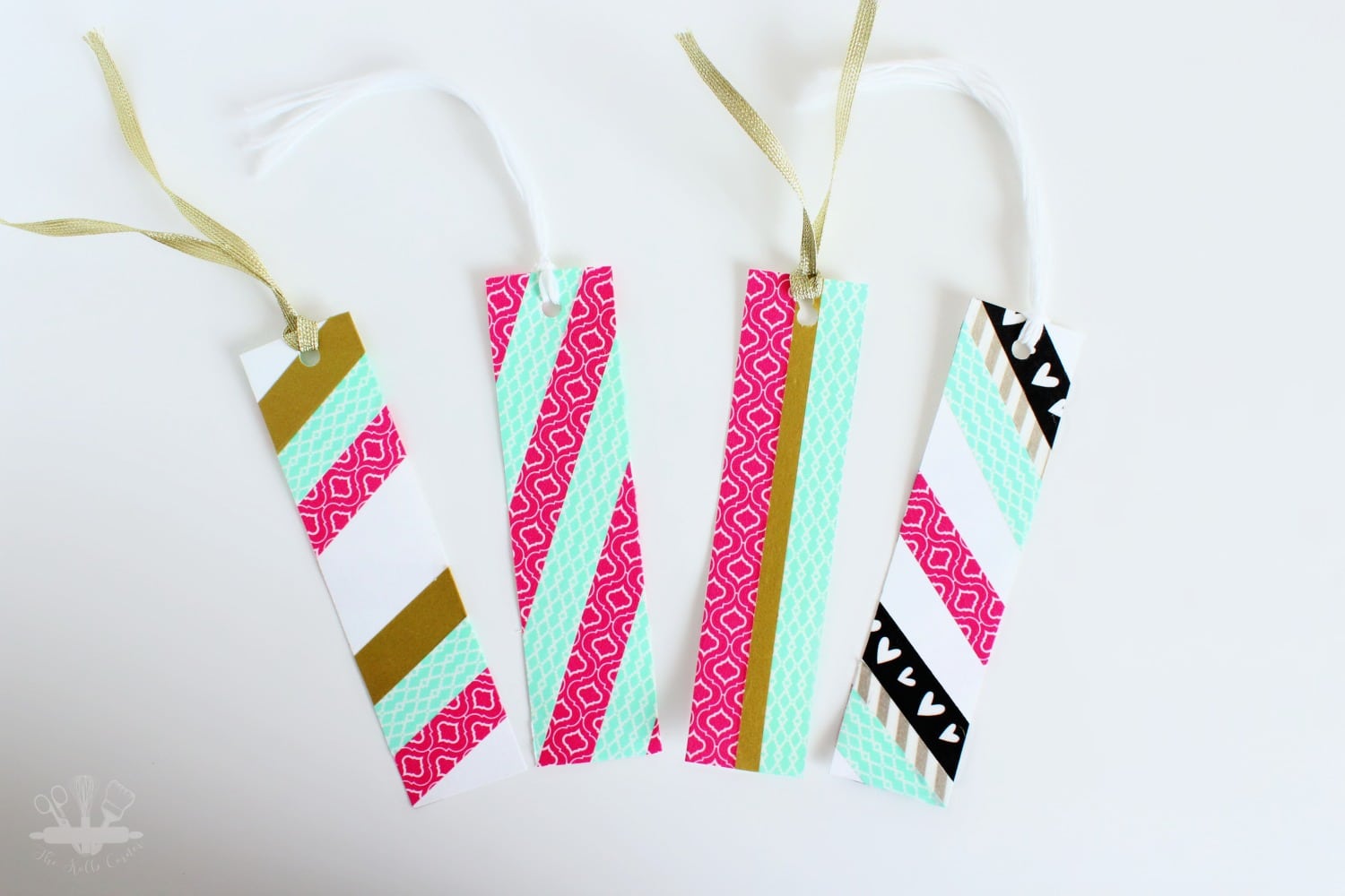 Washi Tape Bookmarks Domestically Creative