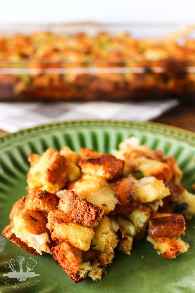 Potato Bread Stuffing Recipe Domestically Creative