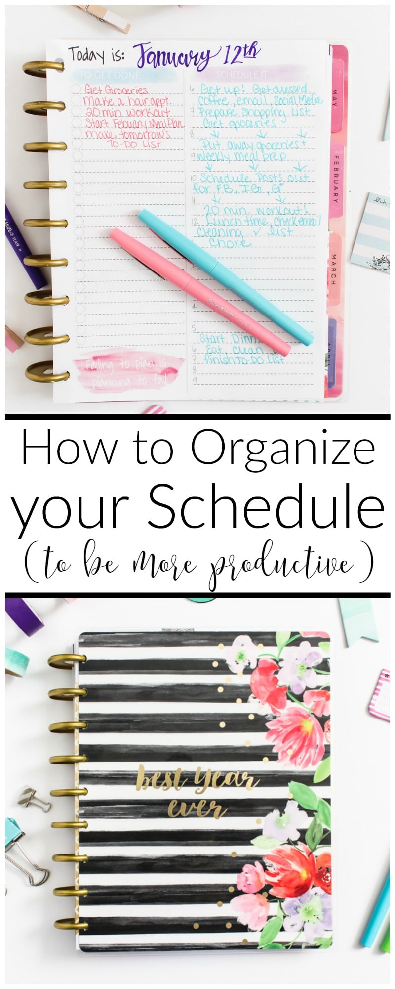 How to Organize Your Schedule to be More Productive Domestically Creative