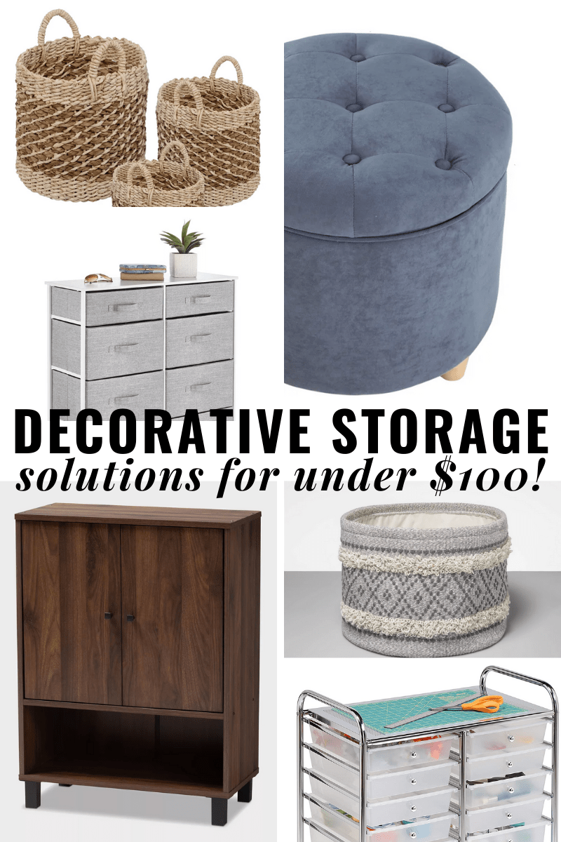 The Best Decorative Storage Ideas under 100 Domestically Creative